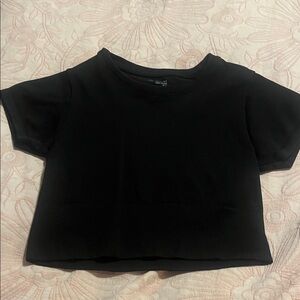 Aerie Classic Black Crop Top